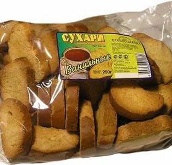 Сухари Казанский ХЗ №3 сдобные Ванильные