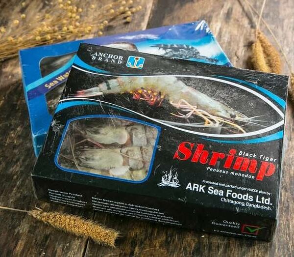 Креветки с головой сырые