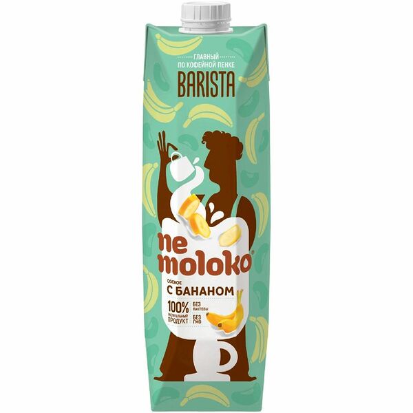 Напиток соевый Nemoloko с бананом, 1л