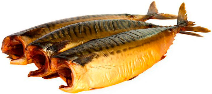 

Скумбрия Океан холодного копчения без головы вес