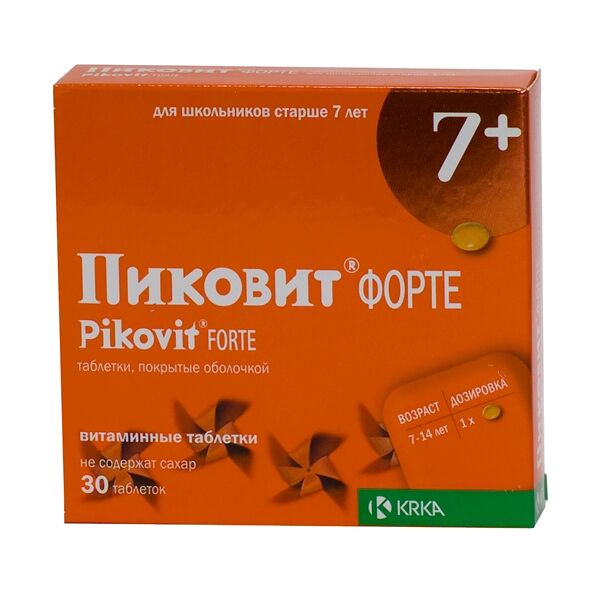 Пиковит форте таблетки 30 шт