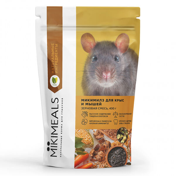 Корм для крыс и мышей Mikimeals