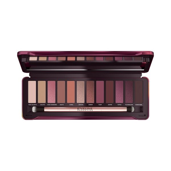Тени для век Eveline Ruby Glamour 12 цветов