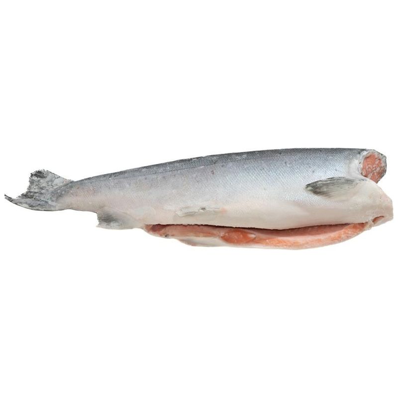 

Кижуч мороженный потрошеный без головы вес