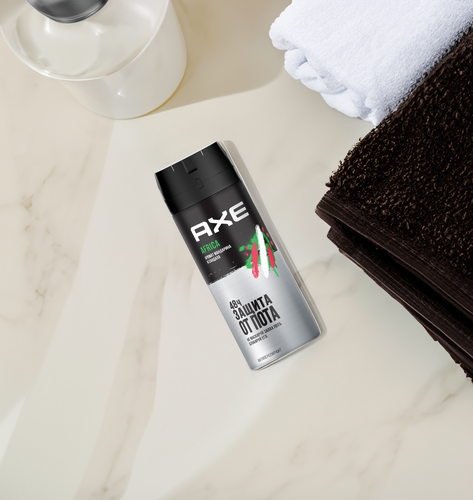 

Антиперспирант дезодорант Axe Africa Мандарин и Сандал 48 часов защиты без следов 150 мл