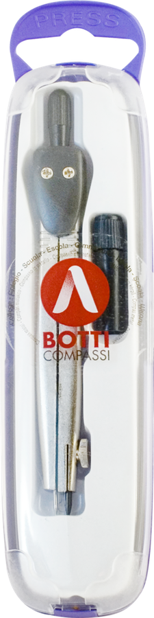 

Готовальня Botti школьная school line, 2 предмета