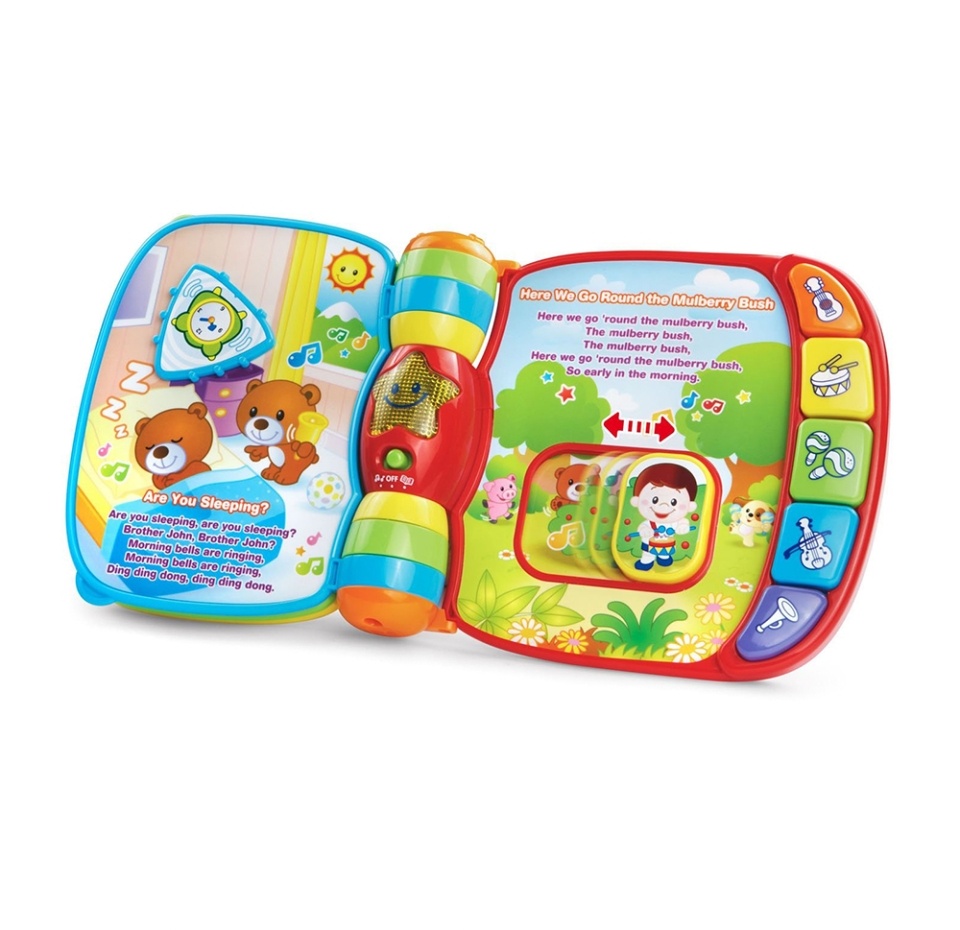 

Интерактивная игрушка «Музыкальная книга» 6-36 мес., VTech, Китай