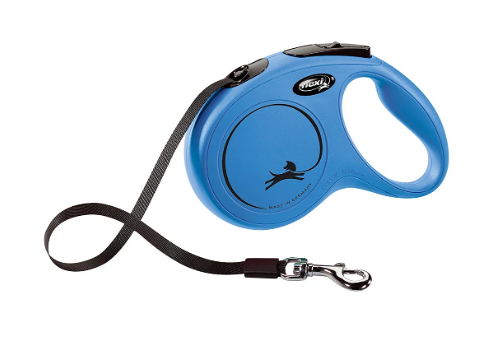 Flexi рулетка New classic для собак до 25 кг, 5 м лента, M, синий