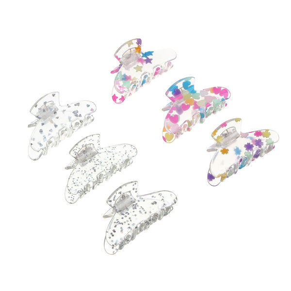 Краб для волос Beriotti, пластик, 6 см, в ассортименте, 1 шт