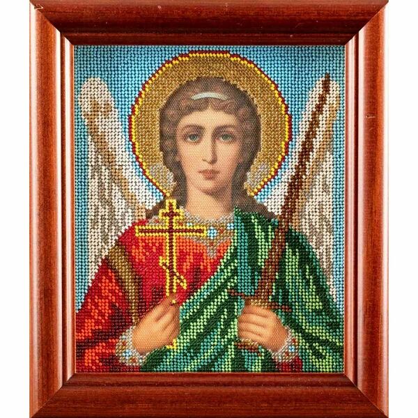 В305 Набор для вышивания бисером Кроше 'Ангел-Хранитель'12х14,5 см