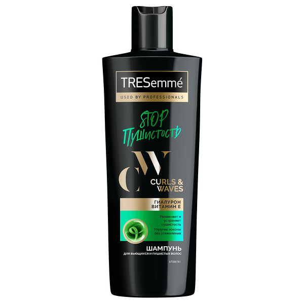 Шампунь TRESEMME для вьющихся и пушистых волос CURLS WAVES 360мл
