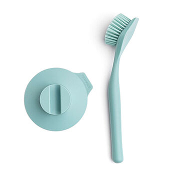 Щетка для посуды Brabantia на присоске с держателем, 1 шт.