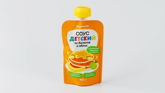 Соус детский ВкусВилл из бананов и яблок
