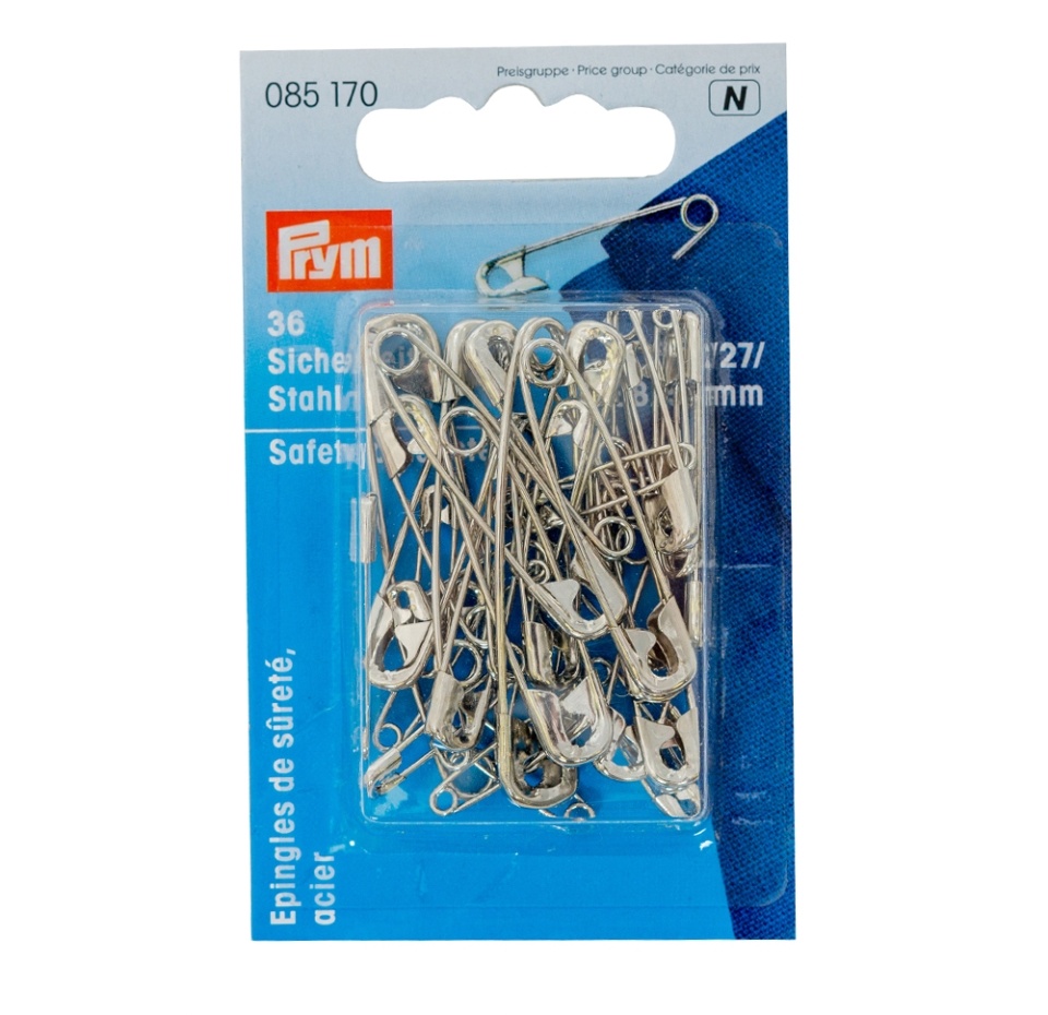 

Булавки Prym английские 38-50мм, сталь, серебристый 36 шт