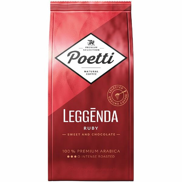 Кофе молотый Poetti Leggenda Ruby