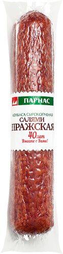 

Колбаса сырокопченая Парнас Салями Пражская 300 г