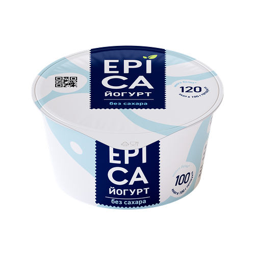 Йогурт натуральный Epica 6% без сахара 130 г