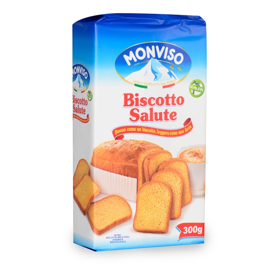 

Хлебцы Monviso Biscotto Salute пшеничные