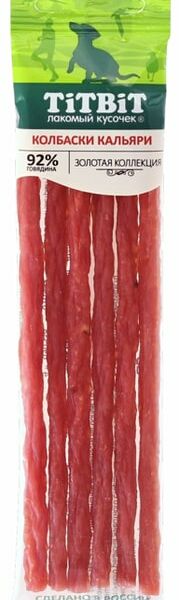 Лакомство для собак TiTBiT Золотая коллекция Колбаски Кальяри 20г*8шт