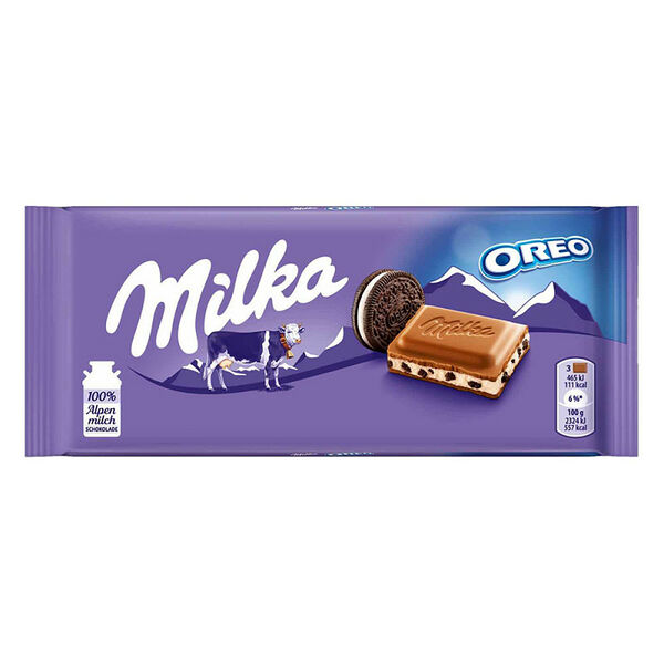 Шоколад молочный Milka с печеньем Oreo
