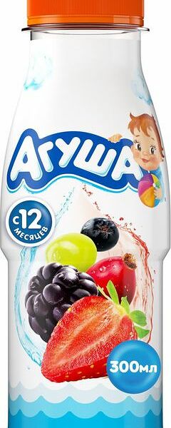 Напиток сокосодержащий Агуша Садовые ягоды 300мл