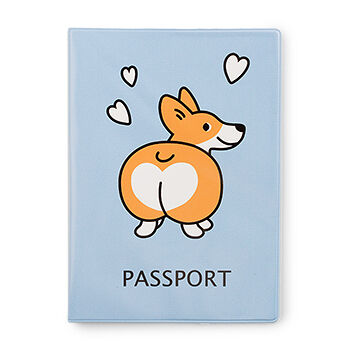 Обложка для паспорта Cute corgi, Россия