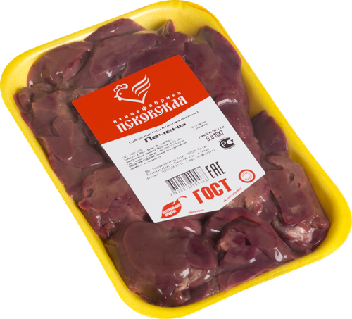 

Печень куриная Псковская птицефабрика охлажденная, весовая