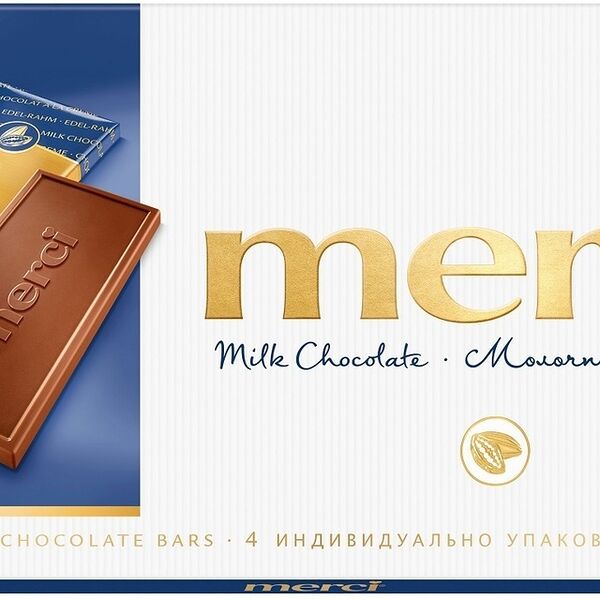 Шоколад молочный Merci