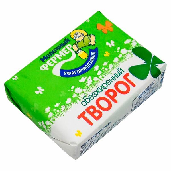 Творог Молочный Фермер обезжиренный 1,8%
