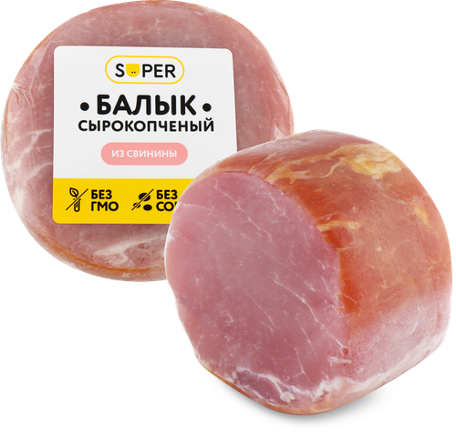 

Балык сырокопченый из свинины SUPER, 300г
