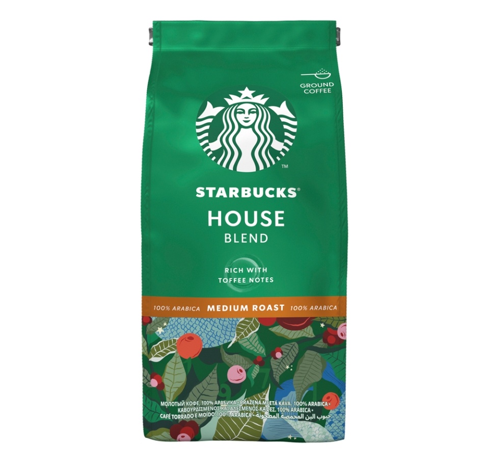 

Кофе молотый Starbucks House Blend Medium Roast 200 г