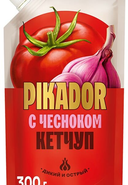 Кетчуп Pikador с чесноком 300г