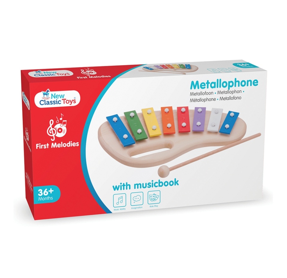 

Игрушка «Металлофон» деревянный, New Classic Toys, Нидерланды