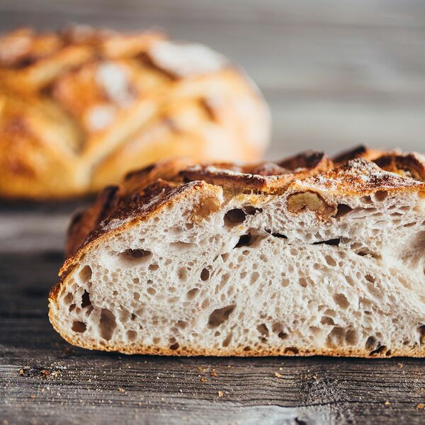 Хлеб Бездрожжевой с орехом