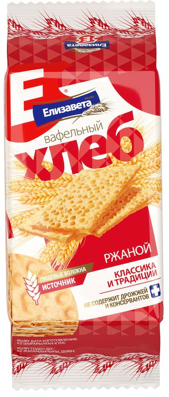 

Хлебцы ржаные Елизавета вафельные 75 г