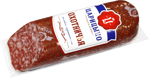 

Колбаса сырокопчёная Царицыно Охотничья 250 г