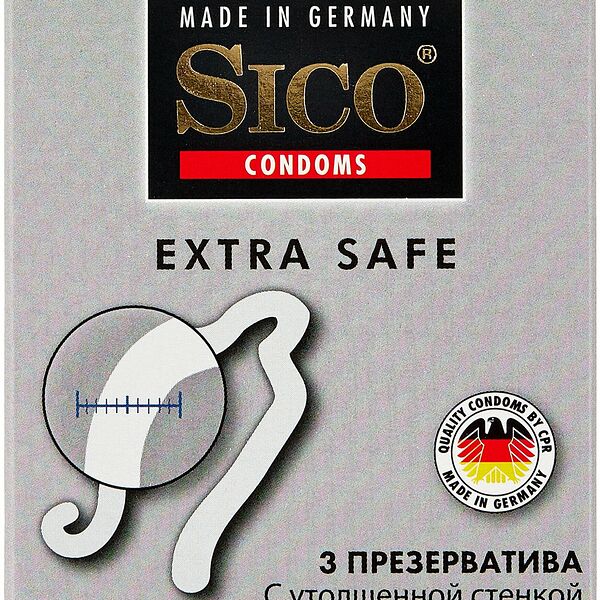 Sico Extra safe презервативы  3 шт