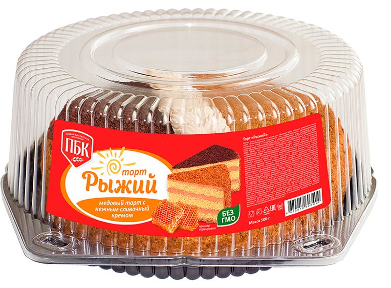 

Торт Первая бисквитная компания Рыжий 500 г