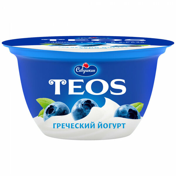 Йогурт греческий Teos Черника 2%