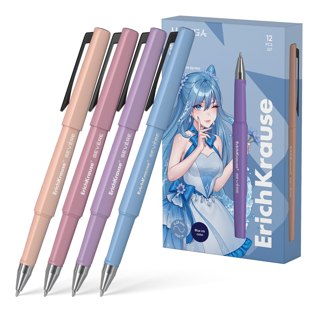 

Ручка шариковая ErichKrause Severe Stick Manga Ultra Glide Technology, синий, в ассортименте