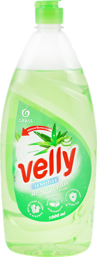 

Средство для мытья посуды GRASS Velly Sensitive Алоэ вера, 1л