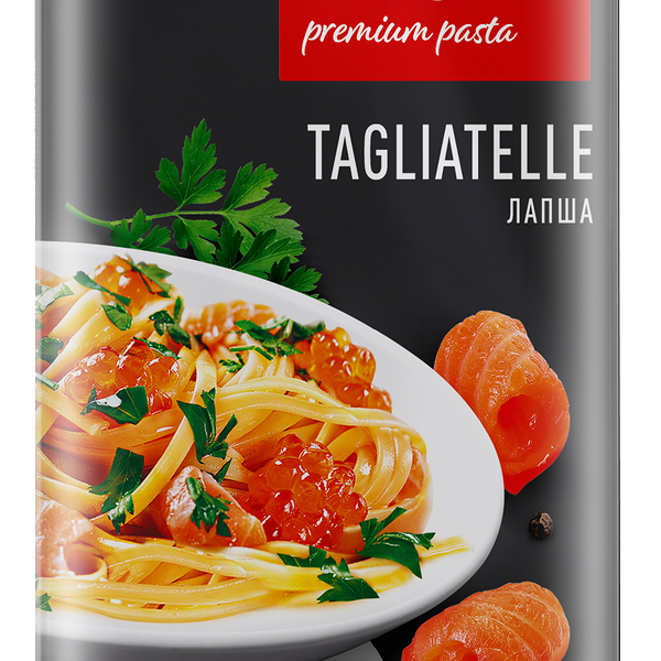 Лапша Gusto Di Roma Tagliatelle из твёрдых сортов 450 г