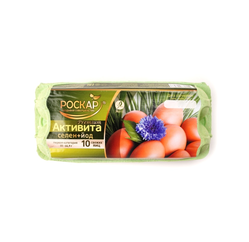 

Яйцо Роскар Активита куриное деревенское С1 10 шт. 600 г