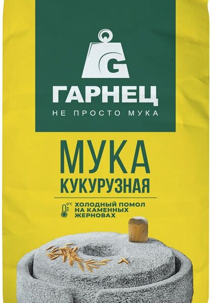 Мука Гарнец Кукурузная 500г