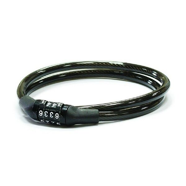 Замок тросовый, кодовый, 8x800мм