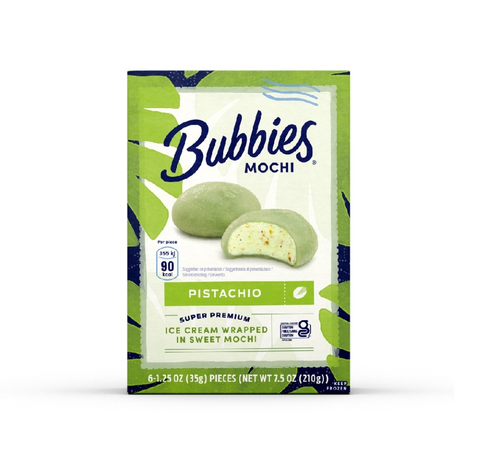 

Мороженое Mochi «Фисташка» сливочное, Bubbies, 210 г, США, БЗМЖ