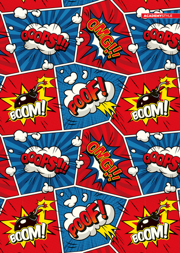 

Блокнот Academy Style Комиксы, А5 40 листов на гребне, в ассортименте