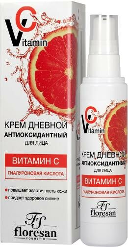 Дневной крем для лица Floresan Vitamin C антиоксидантный 75 мл