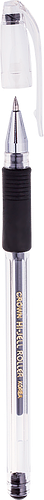 Ручка гелевая CROWN Hi-Jell Grip 0,5мм черный Арт. 157329