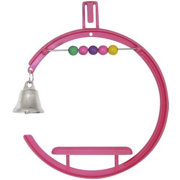 PENN-PLAX Игрушка для птиц Качели со счетами, Колокольчик в ассортименте